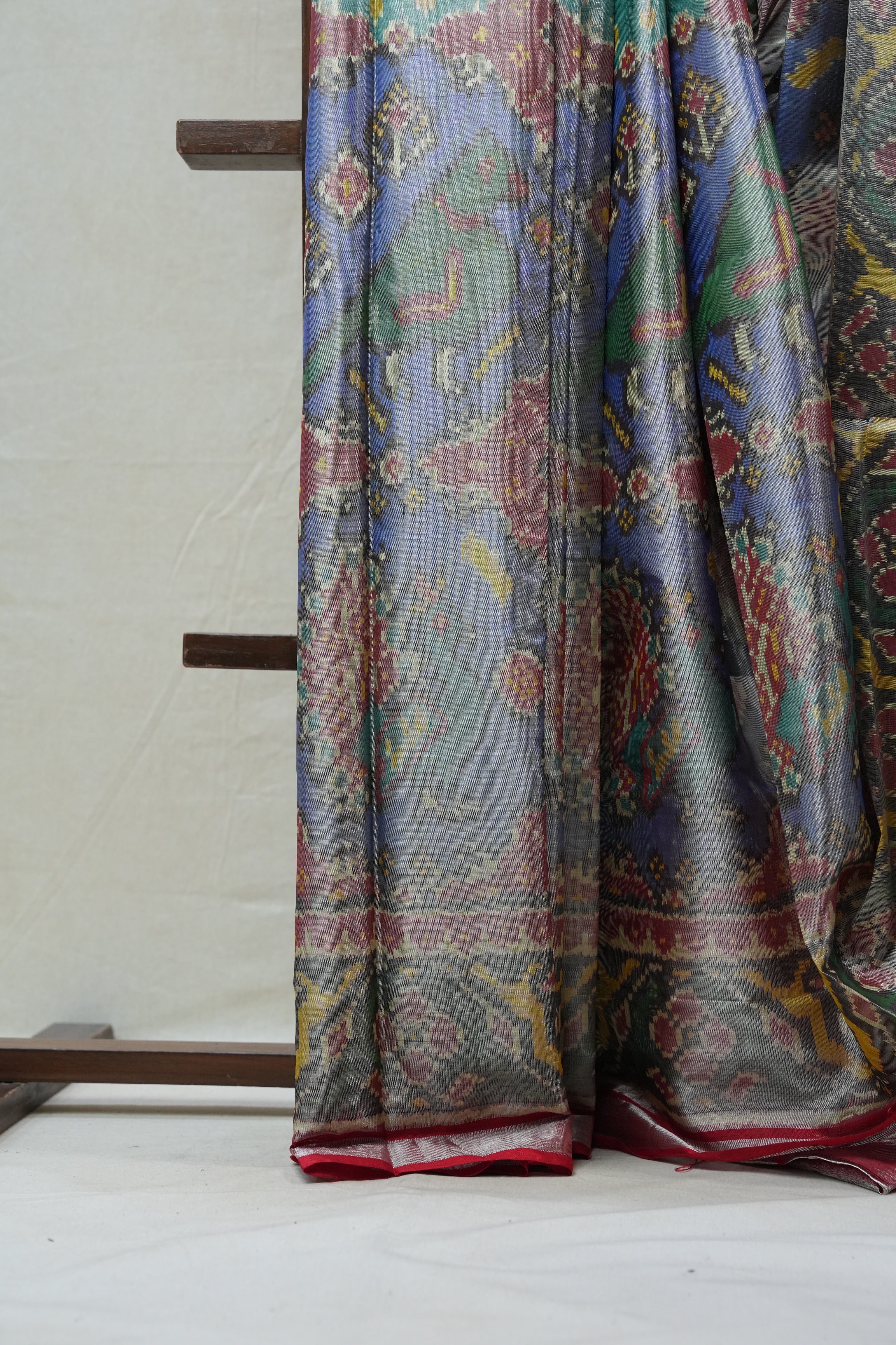 Multicolor Rajkot Patola Silk Saree - SRMRPSS425