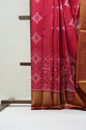 Red Rajkot Patola Silk Saree - SRRRPSS426