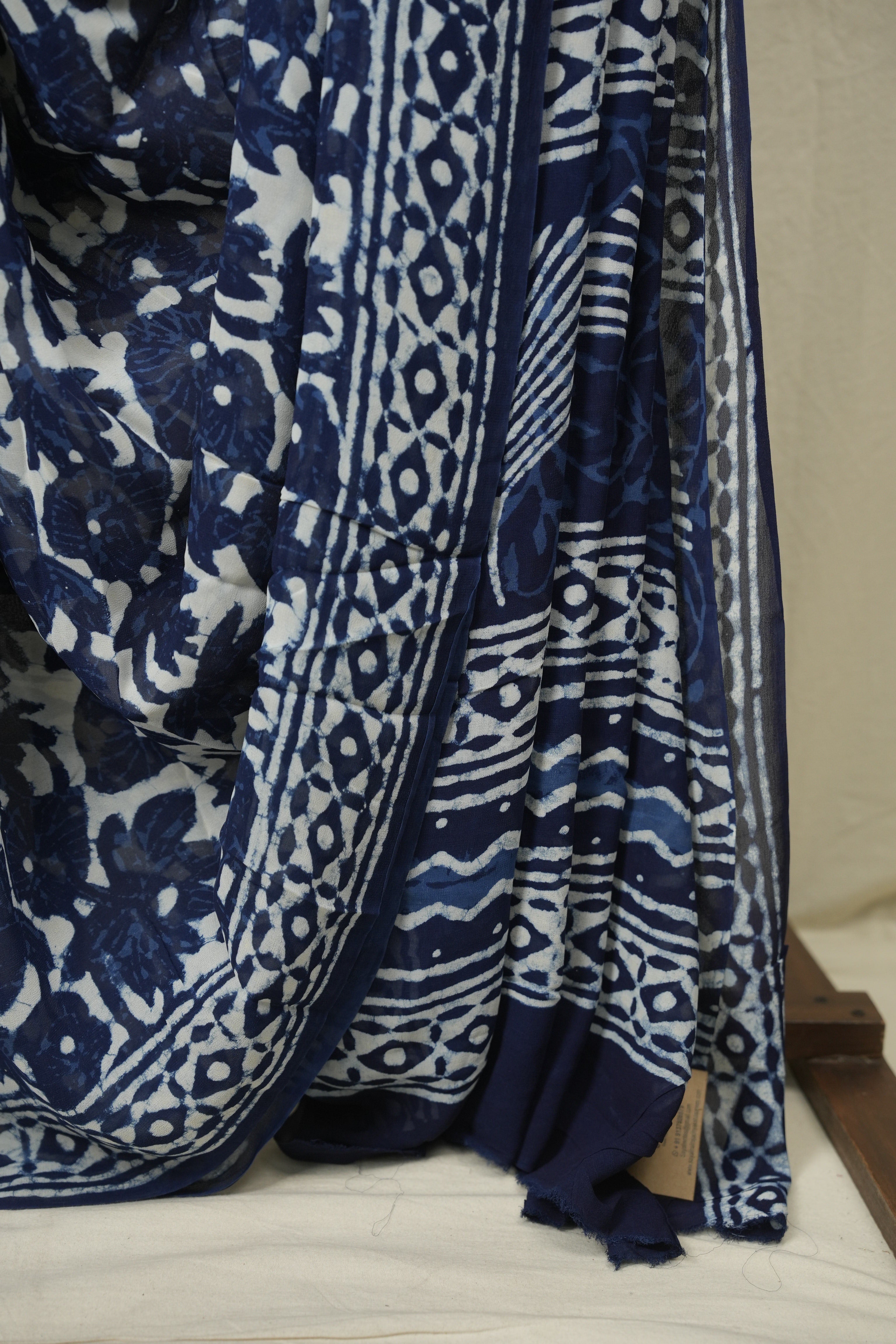 Indigo HBP Georgette Saree - SRIHGS70
