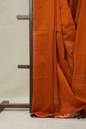 Orange Maheshwari Saree - SROMS1021