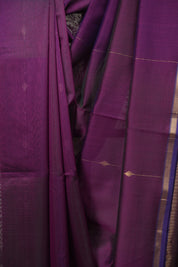 Green -Purple Maheshwari Saree - SRGPMS1308