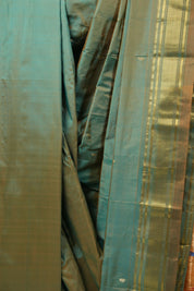 Two Tone Green Silk Paithani Saree - SRTTGSPS573