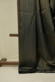 Bottle Green Raw Silk Saree - SRBGRSS1034