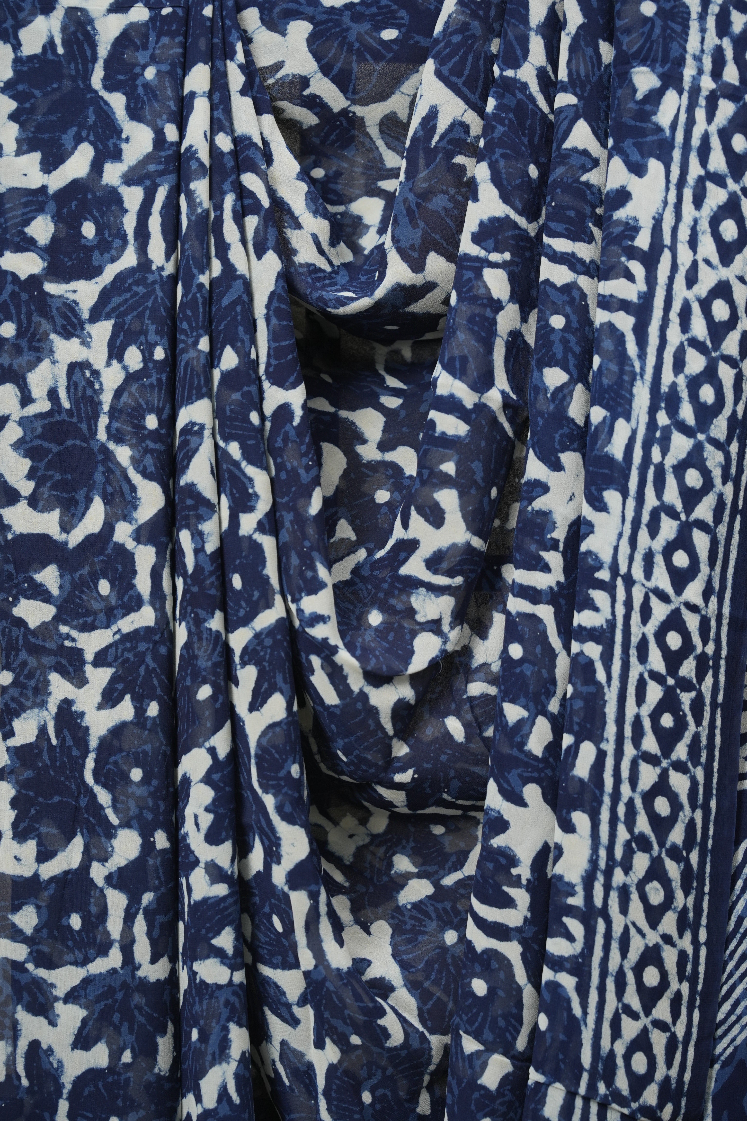 Indigo HBP Georgette Saree - SRIHGS70