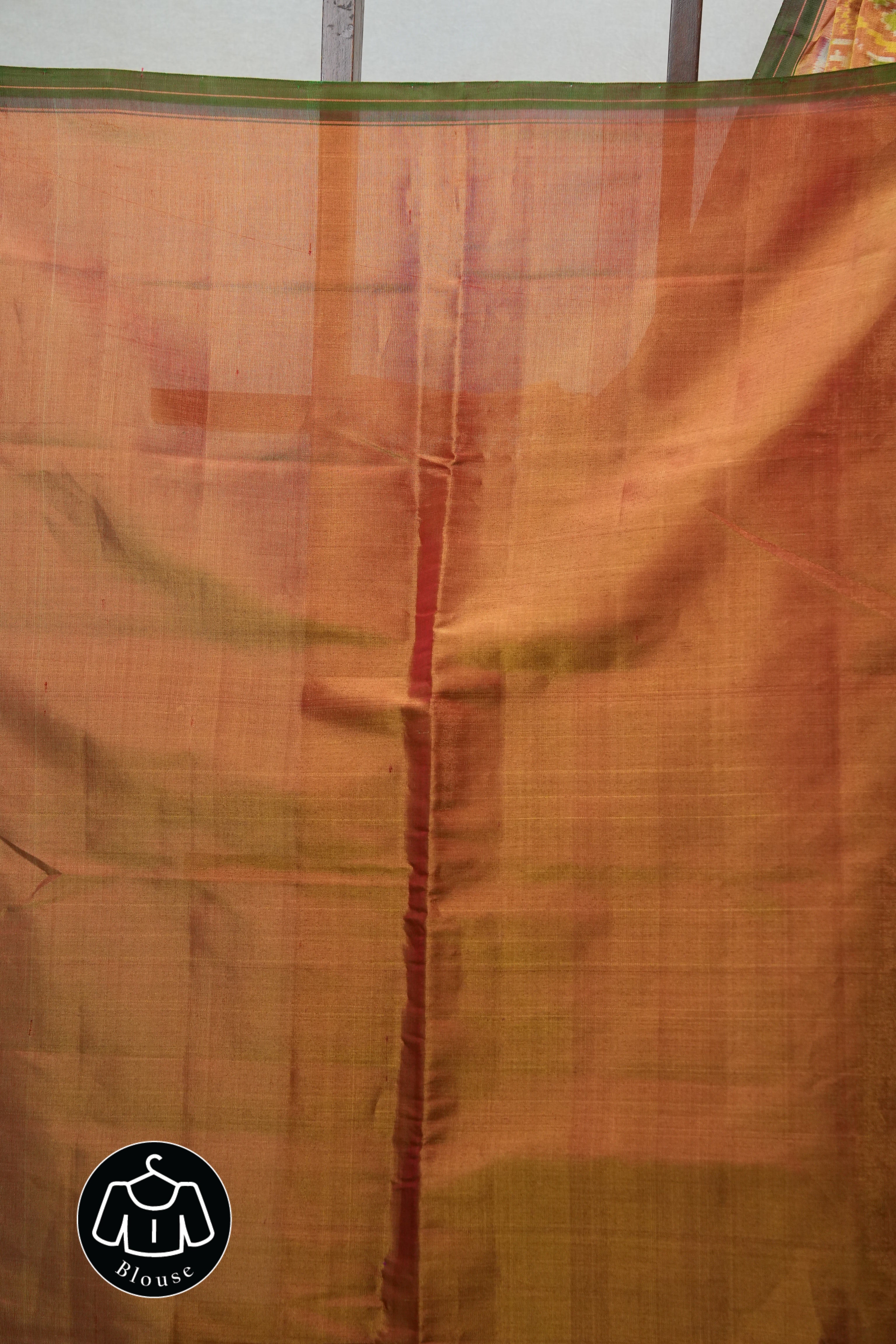 Two Tone Gold Yellow Rajkot Patola Silk Saree - SRTTGYRPSS422