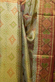 Cream Rajkot Patola Silk Saree - SRCRPSS421