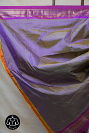 Two Tone Purple Silk Paithani Saree - SRTTPSPS574
