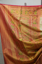 Cream Rajkot Patola Silk Saree - SRCRPSS421