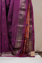 Magenta Silk Paithani Saree - SRMSPS575
