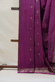 Magenta Silk Paithani Saree - SRMSPS575