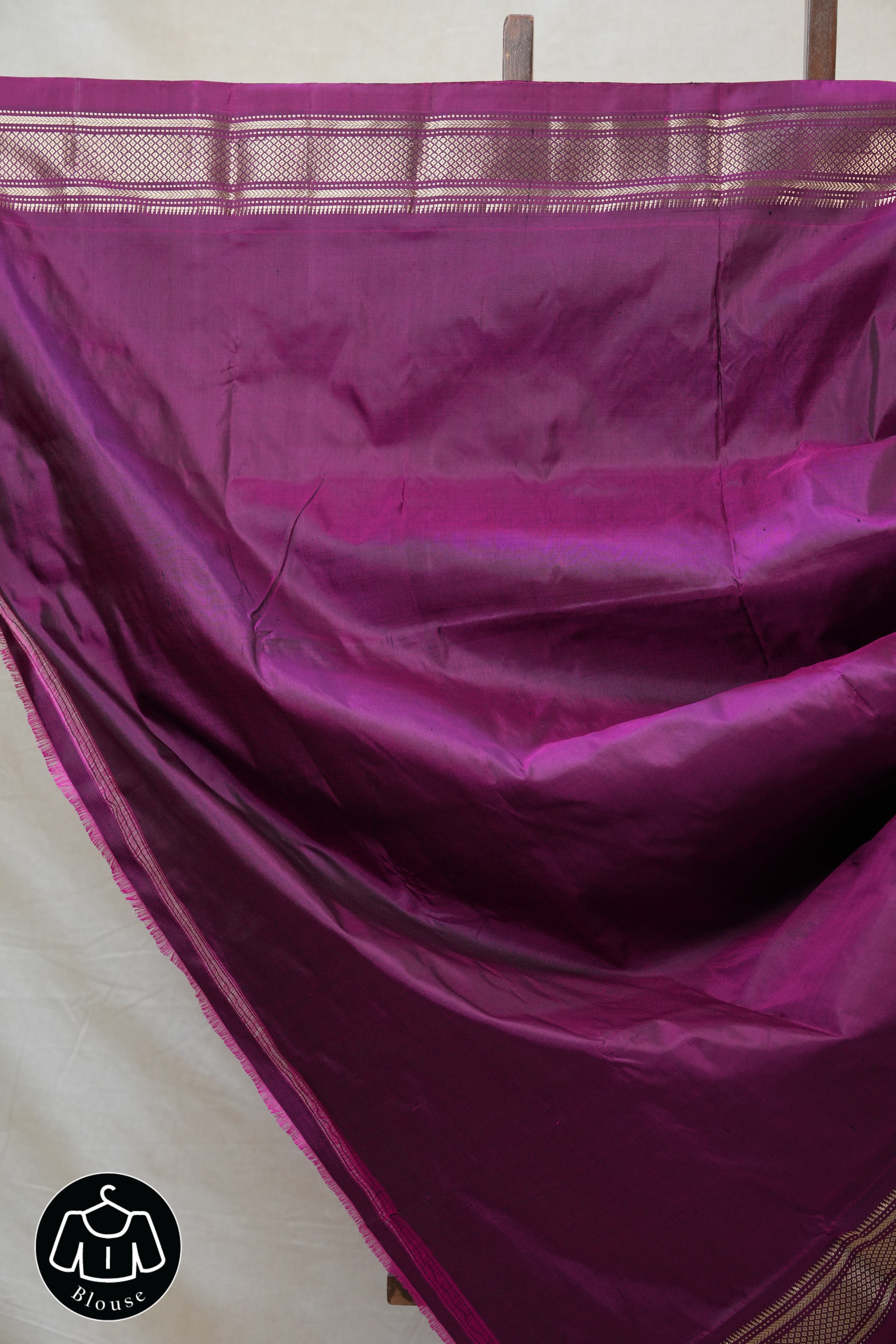 Magenta Silk Paithani Saree - SRMSPS575