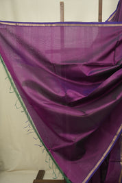 Green -Purple Maheshwari Saree - SRGPMS1308