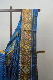 Blue Rajkot Patola Silk Saree - SRBRPSS437