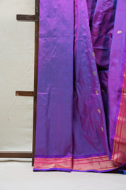 Purple Silk Paithani Saree - SRPSPS583
