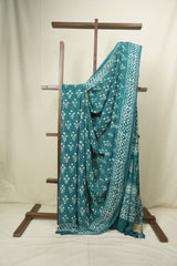 Rama Green HBP Georgette Saree - SRRGHGS71