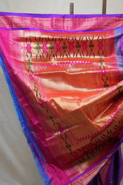 Purple Silk Paithani Saree - SRPSPS583