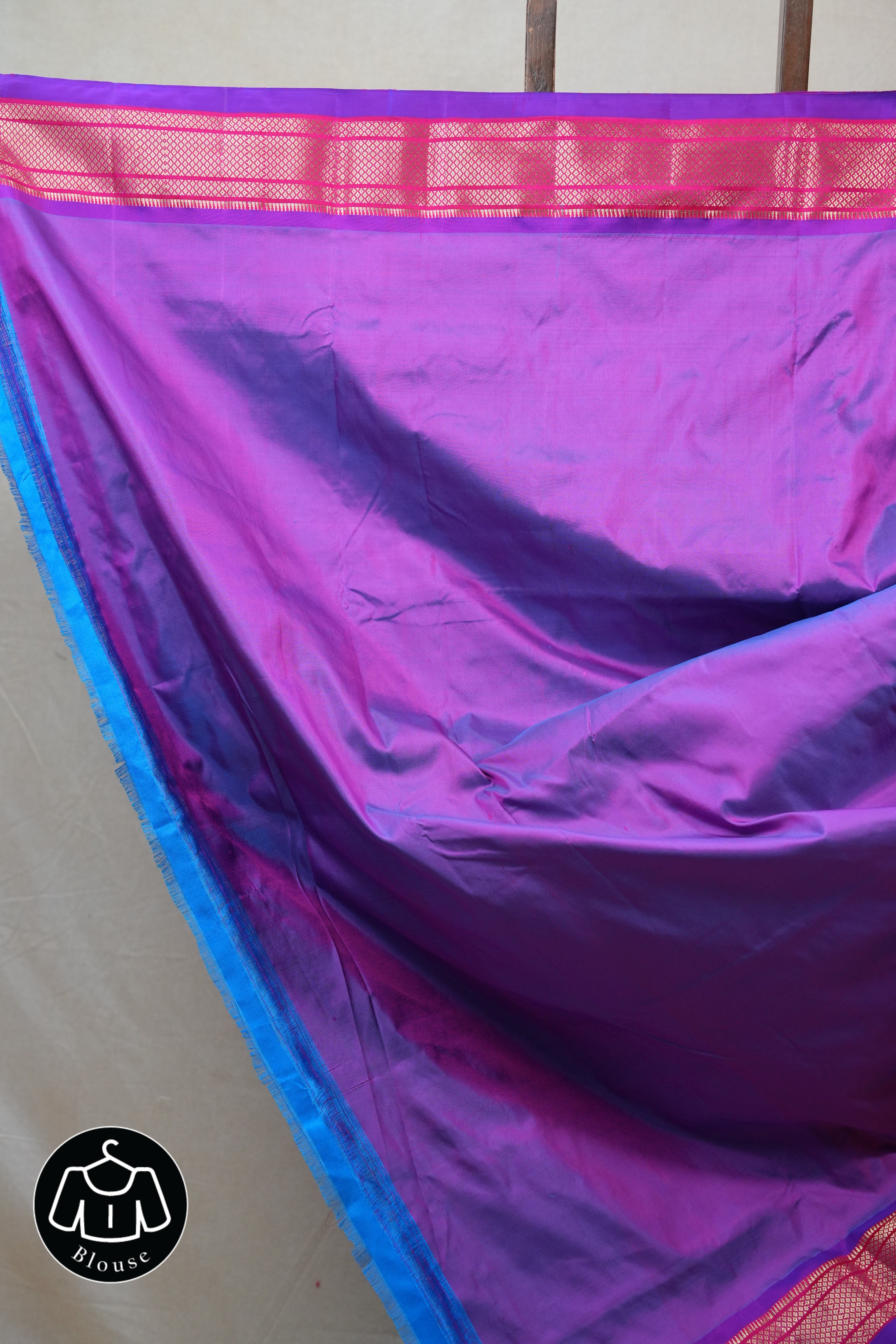 Purple Silk Paithani Saree - SRPSPS583