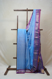 Sky Blue Silk Paithani Saree - SRSBSPS577