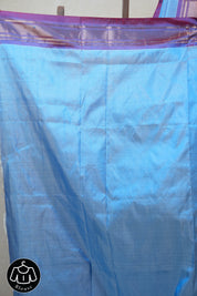 Sky Blue Silk Paithani Saree - SRSBSPS577