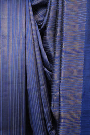 Royal Blue Raw Silk Saree - SRRBRSS1033