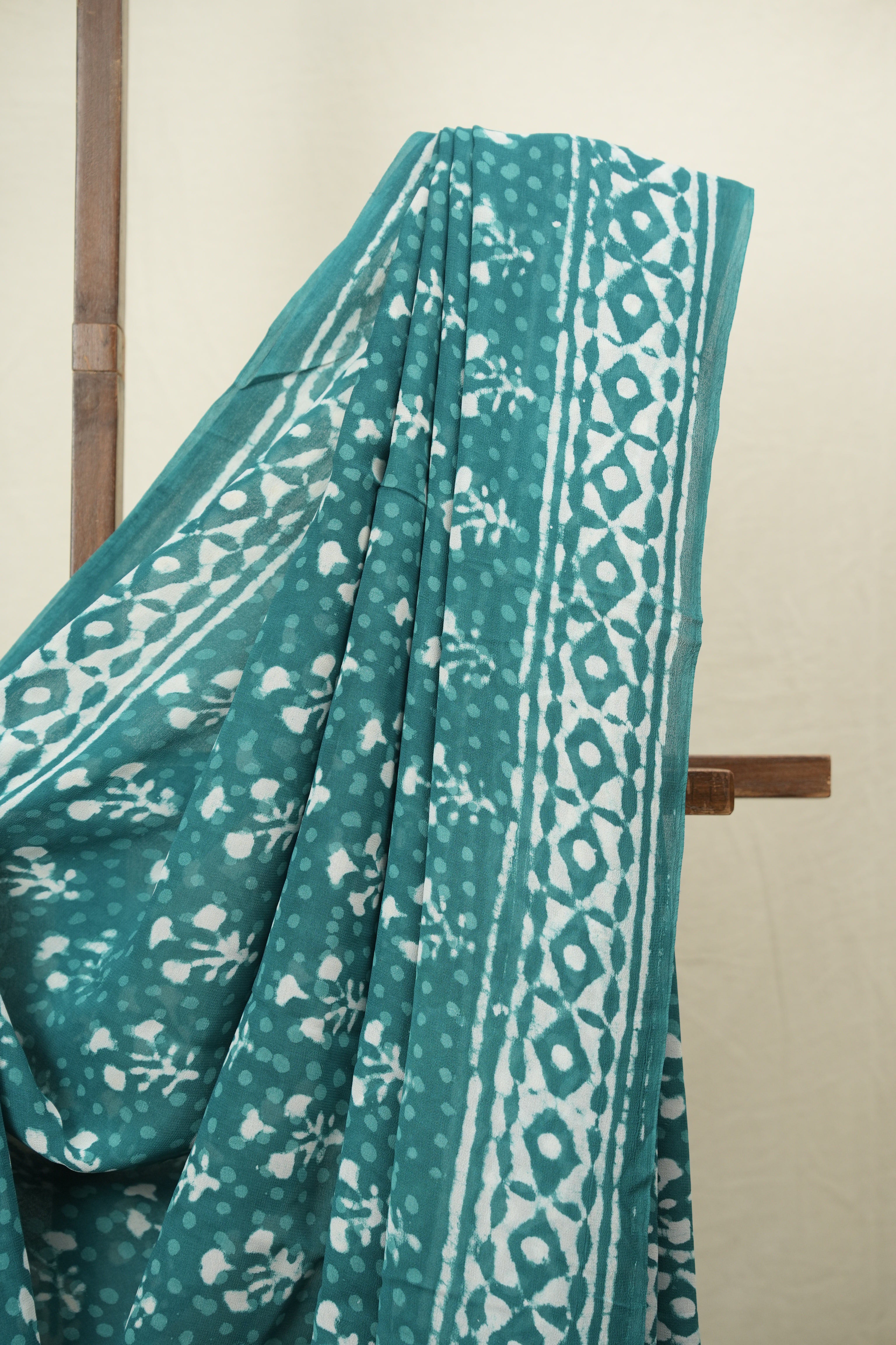 Rama Green HBP Georgette Saree - SRRGHGS71