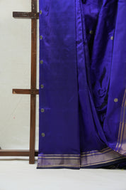 Royal Blue Silk Paithani Saree - SRRBSPS586
