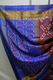 Wine Rajkot Patola Silk Saree - SRWRPSS445
