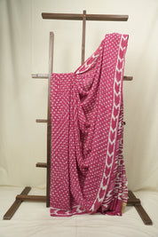 Pink HBP Georgette Saree - SRPHGS80