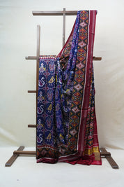 Blue Rajkot Patola Silk Saree - SRBRPSS442