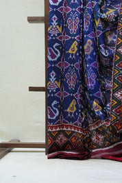 Blue Rajkot Patola Silk Saree - SRBRPSS442