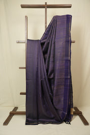 Purple Raw Silk Saree - SRPRSS1039
