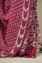 Pink HBP Georgette Saree - SRPHGS80