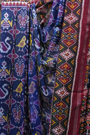 Blue Rajkot Patola Silk Saree - SRBRPSS442