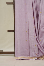 Lavender Cotton Paithani Saree - SRLCPS718