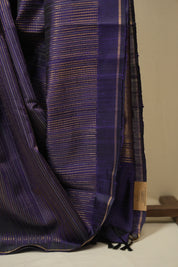 Purple Raw Silk Saree - SRPRSS1039