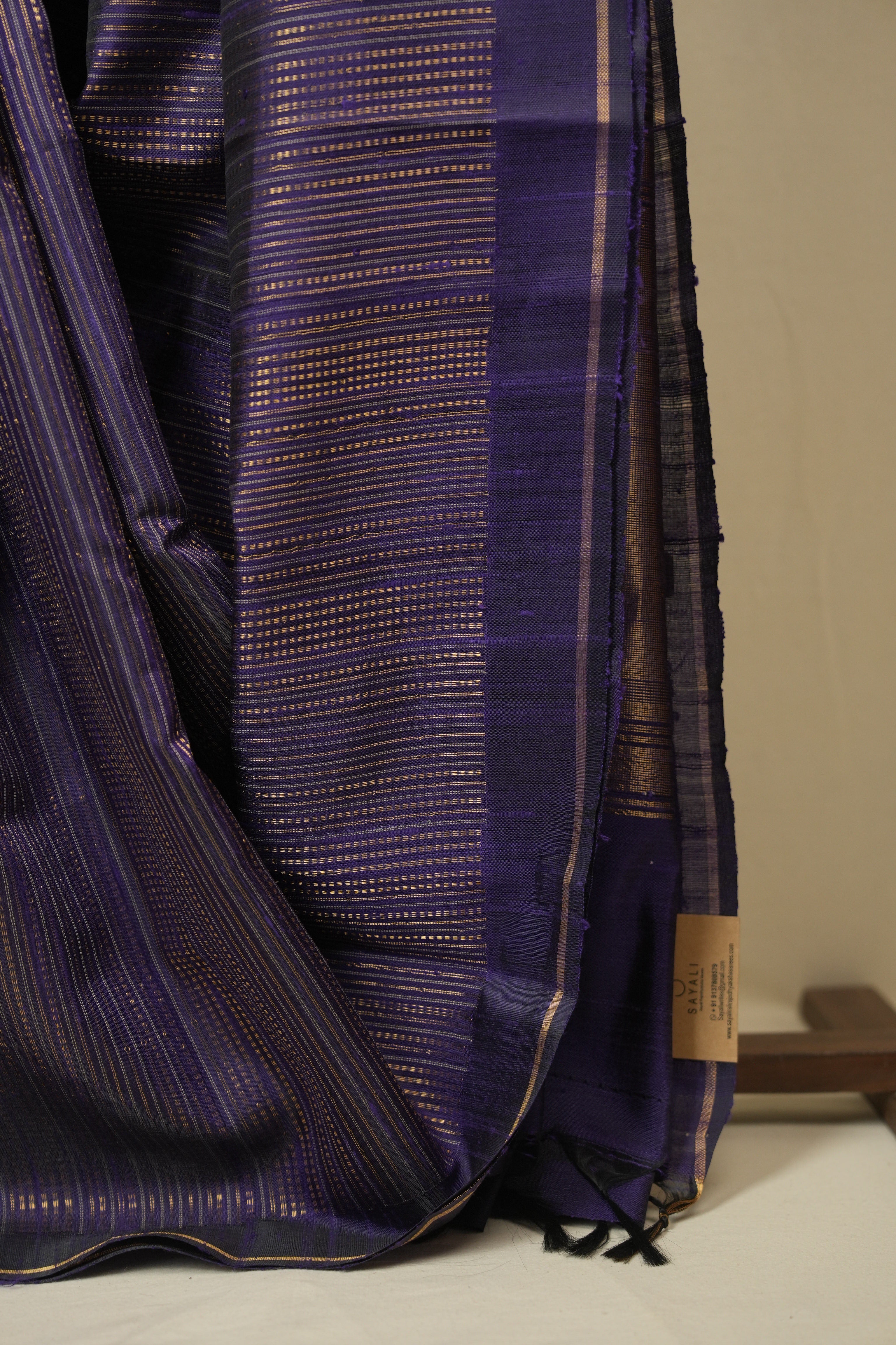 Purple Raw Silk Saree - SRPRSS1039