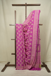 Pink HBP Cotton Saree - SRPCS3627