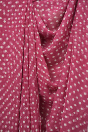Pink HBP Georgette Saree - SRPHGS80