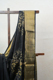 Black Rajkot Patola Silk Saree - SRBRPSS453