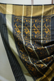 Black Rajkot Patola Silk Saree - SRBRPSS453