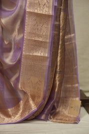 Lilac Tissue Banarasi Silk Saree - SRLTBSS99