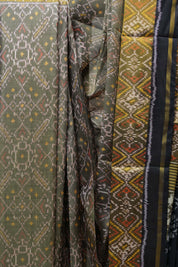 Moss Green Rajkot Patola Silk Saree - SRMGRPSS451