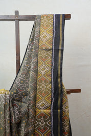 Moss Green Rajkot Patola Silk Saree - SRMGRPSS451