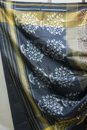 Moss Green Rajkot Patola Silk Saree - SRMGRPSS451