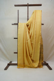 Yellow Tussar Silk Saree - SRYTSS1238