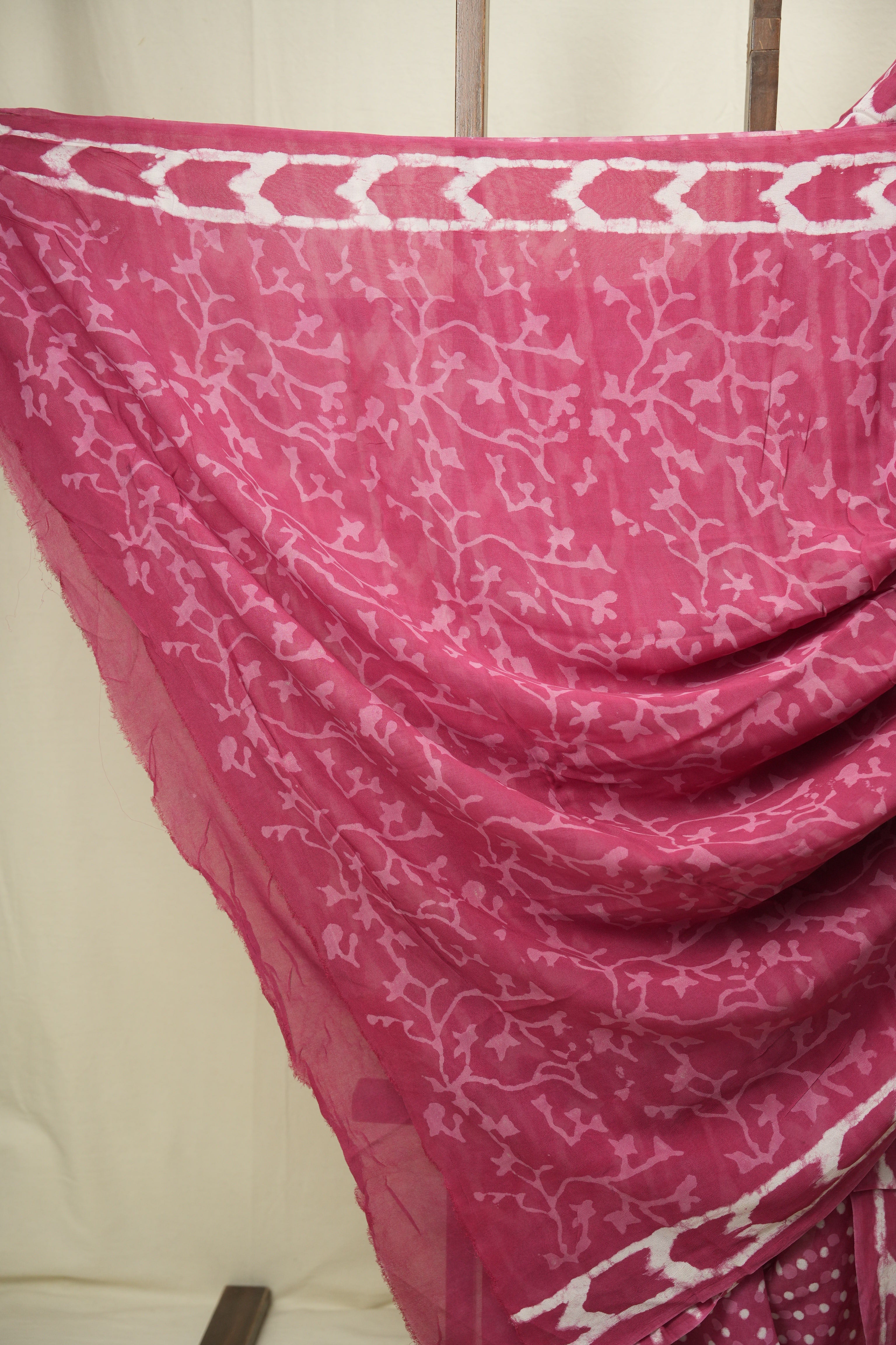 Pink HBP Georgette Saree - SRPHGS80