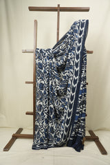 Indigo HBP Georgette Saree - SRIHGS72