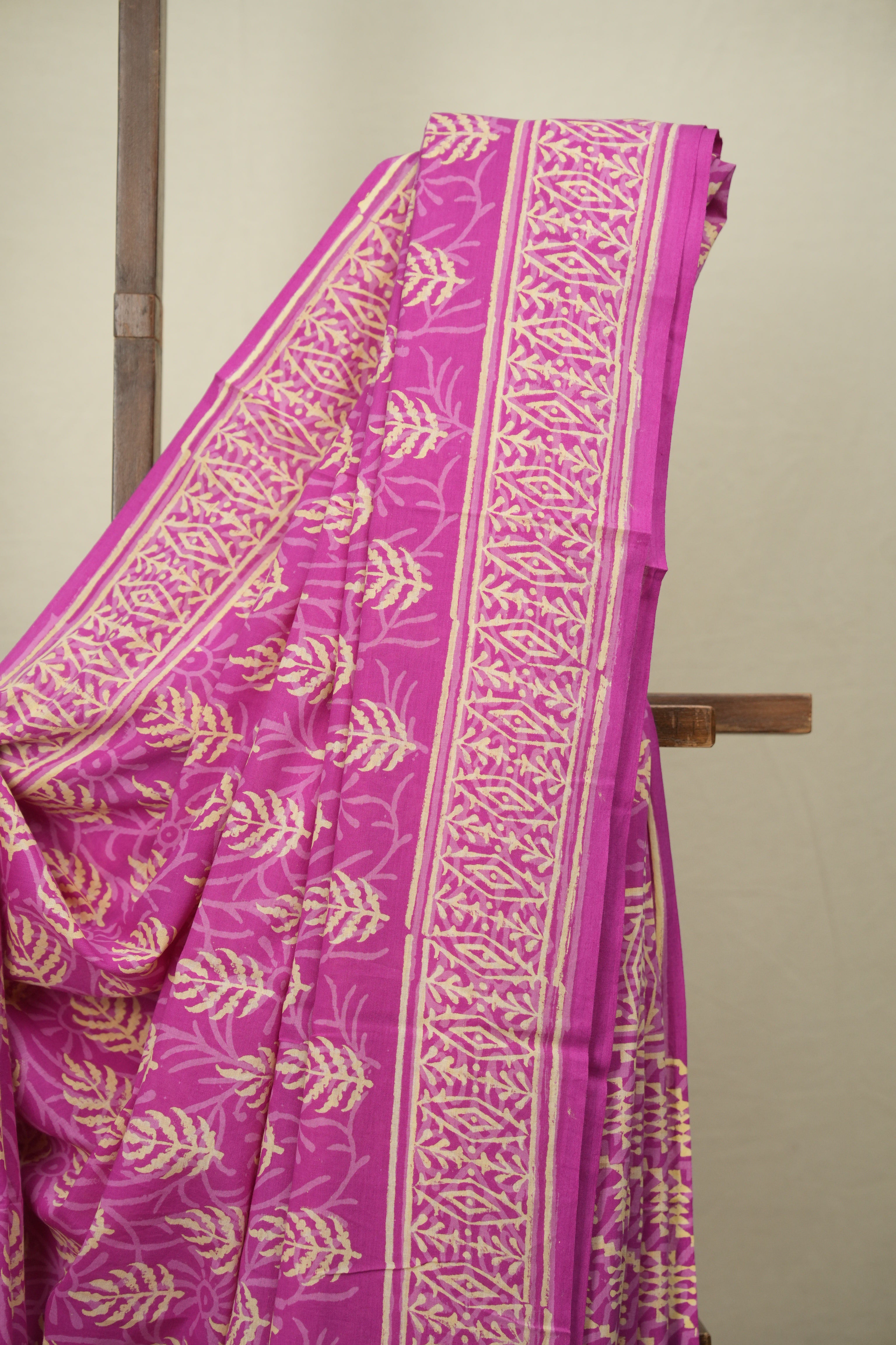 Pink HBP Cotton Saree - SRPCS3627