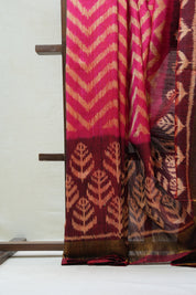 Pink Rajkot Patola Silk Saree - SRPRPSS448