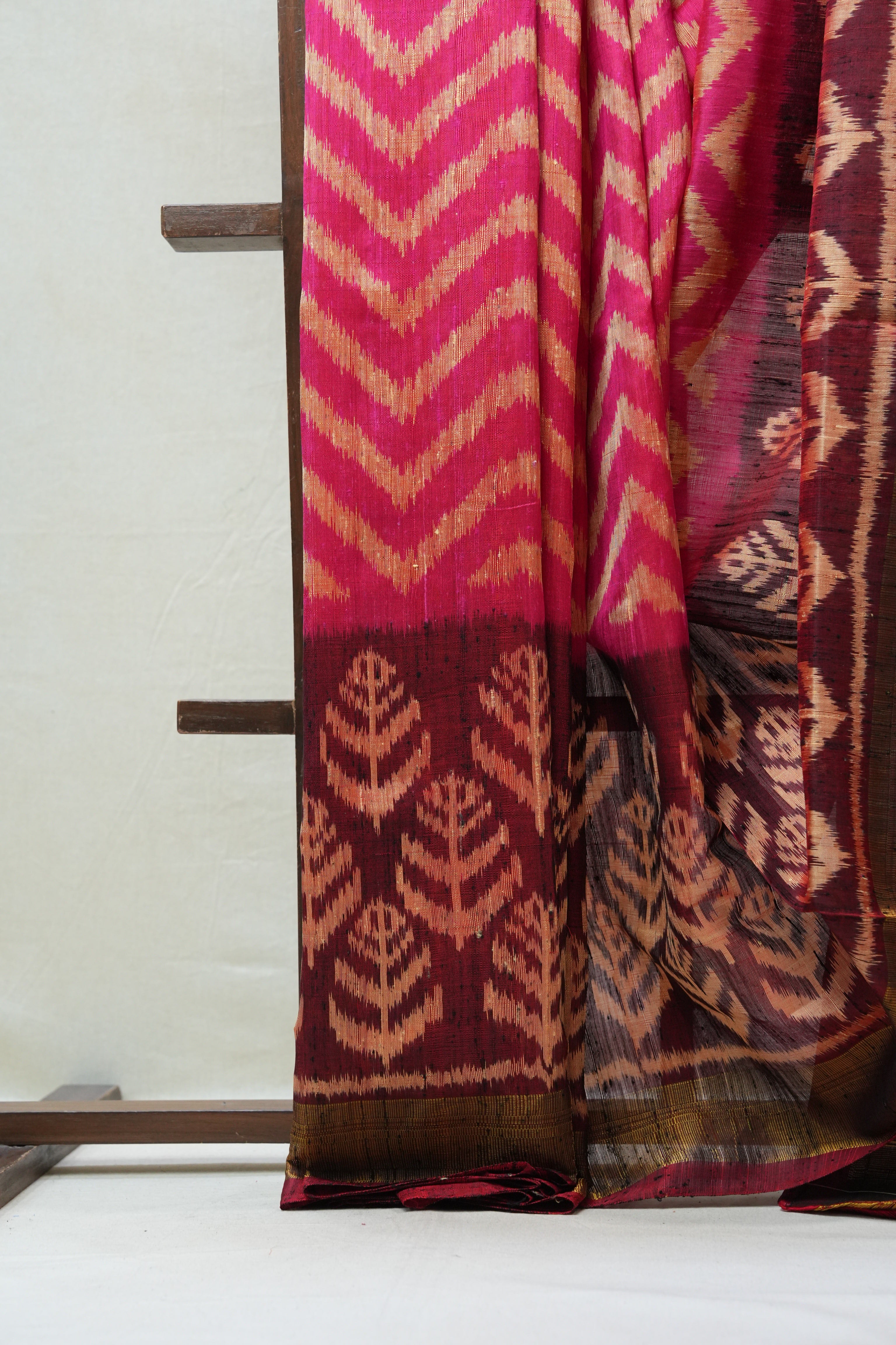 Pink Rajkot Patola Silk Saree - SRPRPSS448